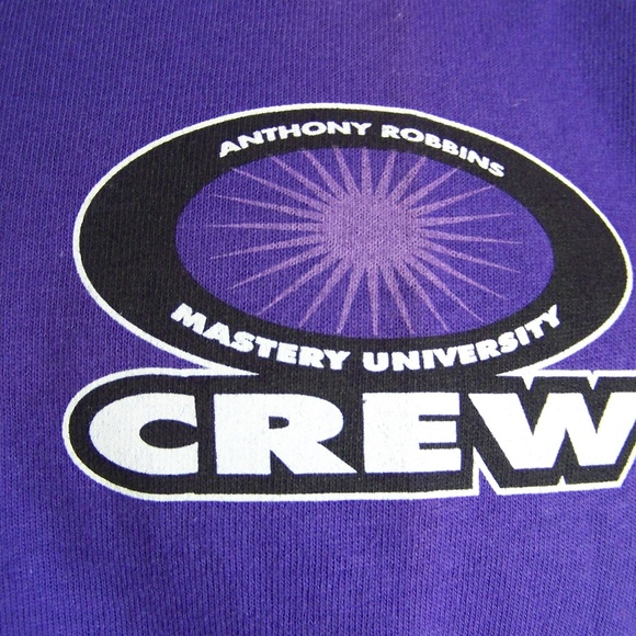 Anthony Robbins mastery university crew t shirt - Picture 2 of 4